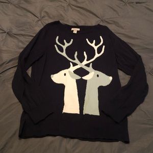 Large Loft Reindeer Sweater